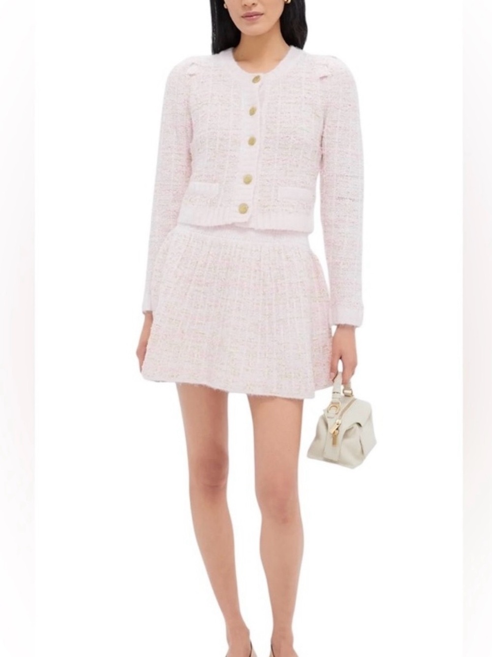 Tuckernuck Blush Pink Knit Mini Skirt